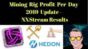Bitcoin mining can still make sense and be profitable for some individuals. Mining Rig Profit Per Day 2019 Update Nxstream Results Youtube