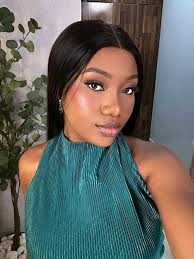 Actress Chinenye Nnebe with the garment and smile of an Angel. 🤍