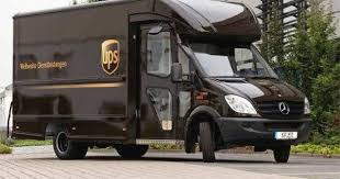 Ups Mercedes Benz Delivery Vehicle Trucks Logistics Transportation Commercial Vehicle