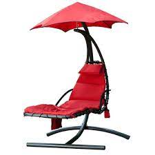 Chaise lounge chairs outdoor menards big. Backyard Creations Olefin Fabric Hanging Hammock Lounger At Menards