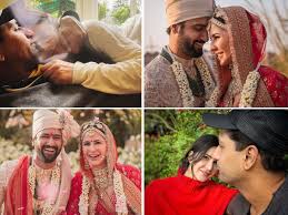 Katrina Kaif, Vicky Kaushal share pictures of their first wedding  anniversary. | Filmfare.com
