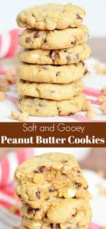Soft Peanut Butter Cookies That Are Loaded With White Chocolate Chips Mi Peanut Butter Cookie Recipe Soft Peanut Butter Cookies Cookies Recipes Chocolate Chip
