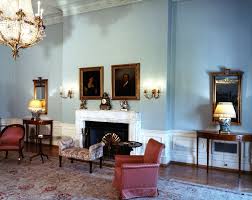 1960 06 16 Monroe Room Later Called The Treaty Room Portraits Of Elizabeth Kortright Monroe And President Ja White House Rooms House Rooms Home Room Design
