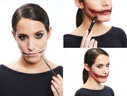 Hausgemachte, bunte, fruchtige gummibären sehen sehr beides! Wunden Schminken Halloween Anleitung Mund Schnittwunde Einfach Schminken Halloween Wunden Schminken Halloween Schminken Anleitung