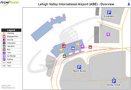 And it's one of the dwindling number of airports that your rental car is just a short walk from baggage claim. Allentown Lehigh Valley International Abe Airport Terminal Map Overview Airport Guide Airport Lehigh Valley