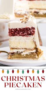 Christmas Piecaken Recipe Holiday Baking Recipes Sweet Recipes Desserts Top Christmas Desserts