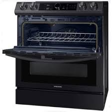 Introducing lg's first dual fuel range. Samsung Ny63t8751sg Aa 30 6 3 Cu Ft Black Stainless Steel Dual Fuel Slide In Electric Range With 5 Burners