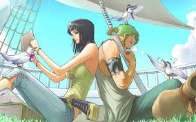 The anime kingdom images nico robin hd wallpaper and background. Roronoa Zoro Nico Robin One Piece Seagulls Wallpapers Hd Desktop And Mobile Backgrounds
