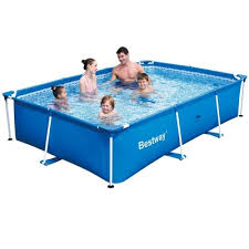 Bestway Rectangular 118 X 79 X 26 Deluxe Splash Frame Kids Pool 56043us Swimming Pool Hot Tub Children Swimming Pool Best Above Ground Pool