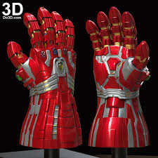 3d Printable Model Hulk S Nano Gauntlet Type 003 Expanded Version With Infinity Stones Avengers Endgame Print File Form 3d Printable Models Avengers Stl