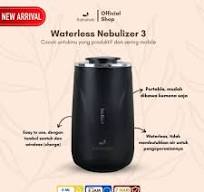 Bathaholic - Diffuser Nebulizer 3 Waterless Portable Aromatherapy -  Kapasitas 10ml Aromatherapy Essential Oil Pengharum Ruangan/Diffuser Mobil  ...