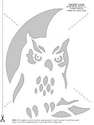 Carve Pumpkins Into Birds With These Stencils Owl Pumpkin Carving Pumpkin Carvings Stencils Halloween Pumpkins Carvings