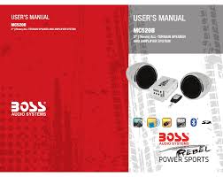 Boss Audio Systems Mc520b User Manual Pdf Download Manualslib
