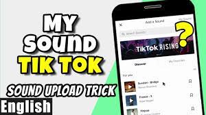 2) before you post, make your video private. How To Upload My Sound Music Song In Tik Tok Video English Youtube