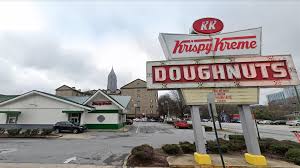 Video posted on social media showed raging flames. Shaq S Historic Atlanta Krispy Kreme Damaged By Raging Fire Fox Business