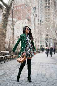 Spring Ready Floral Dresses Suede Jackets Wendy S Lookbook Fashion Jacket Outfits Fashion Outfits