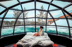 The Best Glass Igloo Hotel In Lapland Kakslauttanen Arctic Resort Kakslauttanen Arctic Resort Glass Igloo Hotel Lapland
