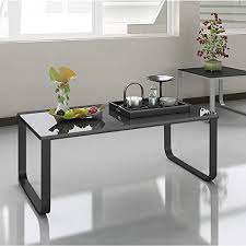 On sale for $136.17 original price $139.99 $ 136.17 $139.99. Ofcasa Black Glass Coffee Table End Side Table With Metal Legs Living Room Bedroom Tables With Storage Furniture Living Room Furniture