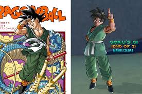 Dragon ball media franchise created by akira toriyama in 1984. Goku S Gi End Of Z Manga Colors Xenoverse Mods