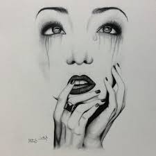 How to draw a realistic sad face. Sad Face Drawing Easy