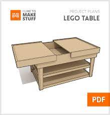 Lego Table - Digital Plans - I Like To Make Stuff