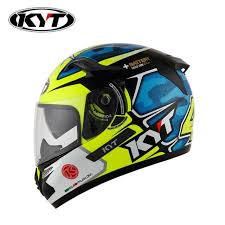 Kyt Full Face Motorcycle Helmets Motogp Racing Helmet Dual Lens Visors Men Motorbike Moto Casco Dot Approved