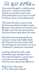 The Road Not Taken Robert Frost Wonderful Dedication By My Mother 3 Poems The Road Not Taken Words