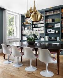 Tulip Chairs Pair Nicely With An Antique Dining Table Tulipchair Tuliptable Interiordegsign Mod Modern Dining Room Set Green Dining Room Modern Dining Room