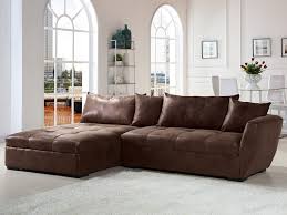 Comparez les prix et achetez en ligne maisons du monde. Canape D Angle Gauche Convertible Microfibre Romane Marron