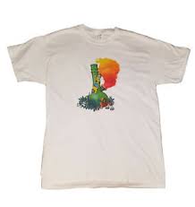 Details About Bong House Gecko T Shirt White Mens Size M Xxl Lizard Psychedelic Reptile Pipe