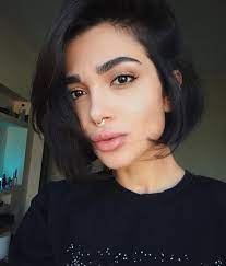 Sapphire shadows | blue black hair color transformation by brooke landry. 3 955 Likes 13 Comments Takhmina Taha Safari On Instagram Short Hair Styles Girl Short Hair Hair Styles