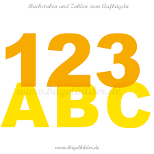 Buchstaben und zahlen um aufbügeln. Buchstaben Zum Aufbugeln Oskars Bugelbilder