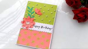 These watercolor diy greeting cards use stamps as an outline, so painting them is just like coloring in a coloring book. Beautiful Handmade Birthday Card Idea Diy Greeting Cards For Birthday Youtube