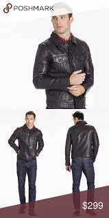 Lucky Brand Mulholland Leather Trucker Jacket Trucker Jacket Lucky Brand Jackets