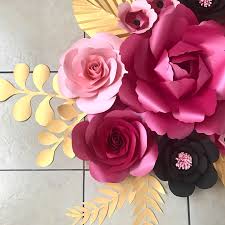 Posted first class within one working day. Paperflowers Black Pink And Azalea Diy Paper Flower Paper Flowers Flowers Diy And Crafts