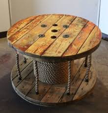 This Would Be An Easy Diy Project I Already Have A Large Spool From Hubby S Ahsap Isciligi Kendin Yap Mobilya Ve Makara