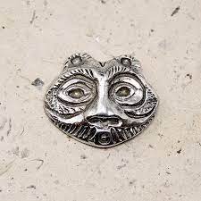 She Who Watches Brooch By Lillian Pitt Gem Set Love