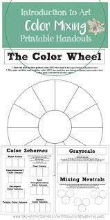 Color Mixing Is An Important Concept When Learning How To Paint These Three Printable Workshee Color Wheel Worksheet Primary And Secondary Colors Color Theory