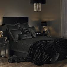 A stonewashed linen, it is made in belgium. Black Bedding Sets For Romantic Bedroom Decor Black Bedroom Decor Romantic Bedroom Decor Black Bedroom Design
