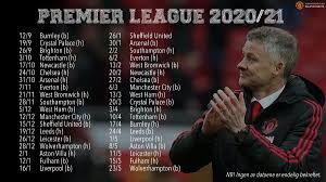 Man utd football club results. Man United In Pidgin On Twitter Na The Manchester United 2020 21 Premier League Fixtures Wetin You Think Mufc Ggmu