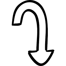 Curved Downward Arrow Free Vector Icons Designed By Freepik Vector Icon Design Icon Design Vector Free