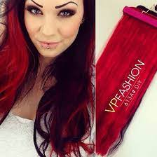 Trending Red Hair Looks And Ideas With 613a Hair Extensions Red Hair Looks Black Red Hair Red Scene Hair