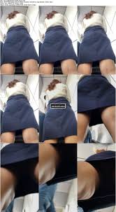 D1］けしからん、エスカレータでパンチラ盗撮・清楚系女子大生♪ 【携帯用・縦動画】 - devil999.com - 盗撮・のぞき