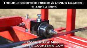 We go to the extra expense to use 3/16″ thick steel for our log decks. Sawmill Bandsaw Blade Basics 17 Diving And Rising Blades Part 5 Blade Guides Youtube
