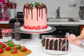 We've done the homework for you. Dark Chocolate Strawberry Cake Moist Decadent Cake Recipe