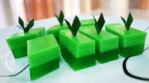 10 gram serbuk agar agar 900 ml air 250 ml santan 300 gram gula. Agar Agar Santan Pandan Tanpa Telur Resipi Dan Tips Di Description Below Youtube
