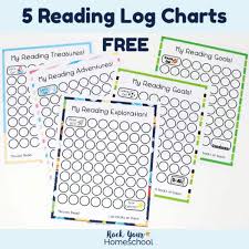 Free Reading Log Printable Charts That Your Kids Will Love