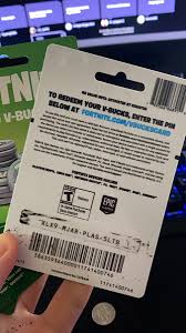 Fortnite v bucks gift cards. Vbuck Code 4
