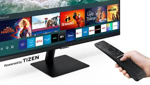 Desde internet lo visualizas en la tv o buscar la app y descargarla en usb pero es un proceso más complicado el archivo que descargue tiene que ser compatible con tu modelo de tv lo más seguro a nivel usuario es conectarse. Samsung Adds Tizen Smarts To Computer Display For A Do It All Monitor Cord Cutters News