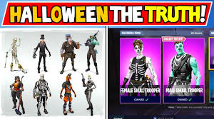 With ten days to go, halloween has arrived in fortnite for the return of fortnitemares, the annual event that has special skins and prizes and map changes. New Fortnite Skull Trooper Return Truth All Halloween Skins Leaked Halloween Event 2018 Youtube